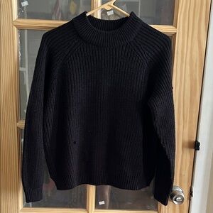 Vero Moda Black Ribbed Women's Sweater